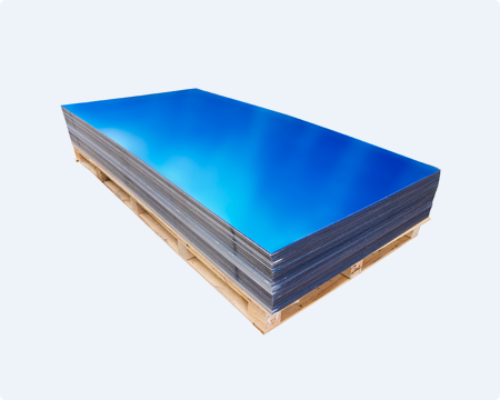 Acrylic blue mirror